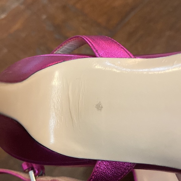 Gucci Pink Slingback Crawford Heeled Sandals - Picture 9 of 10